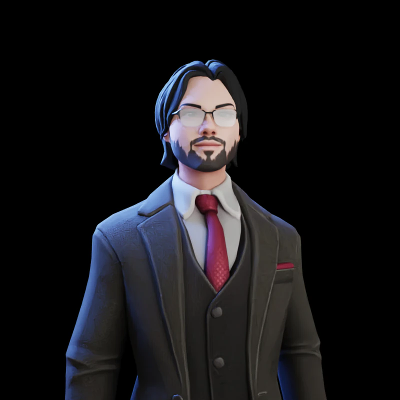 The Professor Money Heist 3D Model .c4d .max .obj .3ds .fbx .stl .blend 