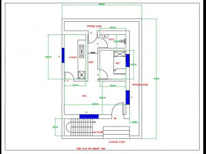 Grundriss f&uuml;r Haus 3D Modell