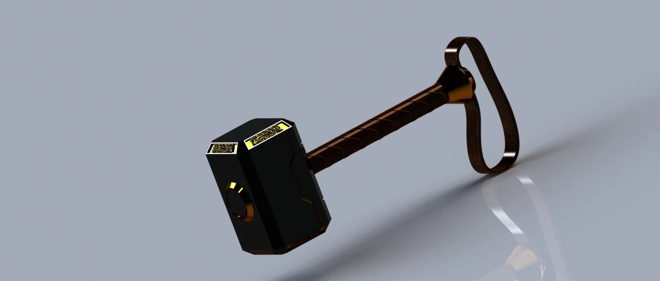 Hammer 3D Model .c4d .max .obj .3ds .fbx .stl .blend 
