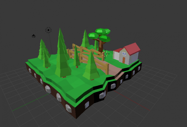 Farm 3D Model .c4d .max .obj .3ds .fbx .stl .blend 