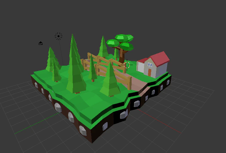 Farm 3D Model .c4d .max .obj .3ds .fbx .stl .blend