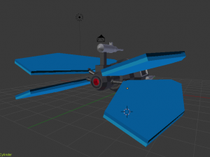 Spaceship 3D 模型