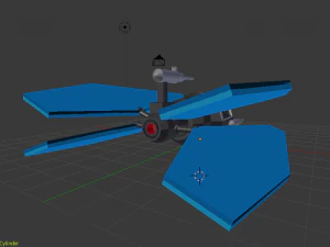 Космічний корабель 3D Модель