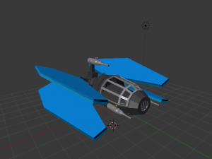 Spaceship 3D Model