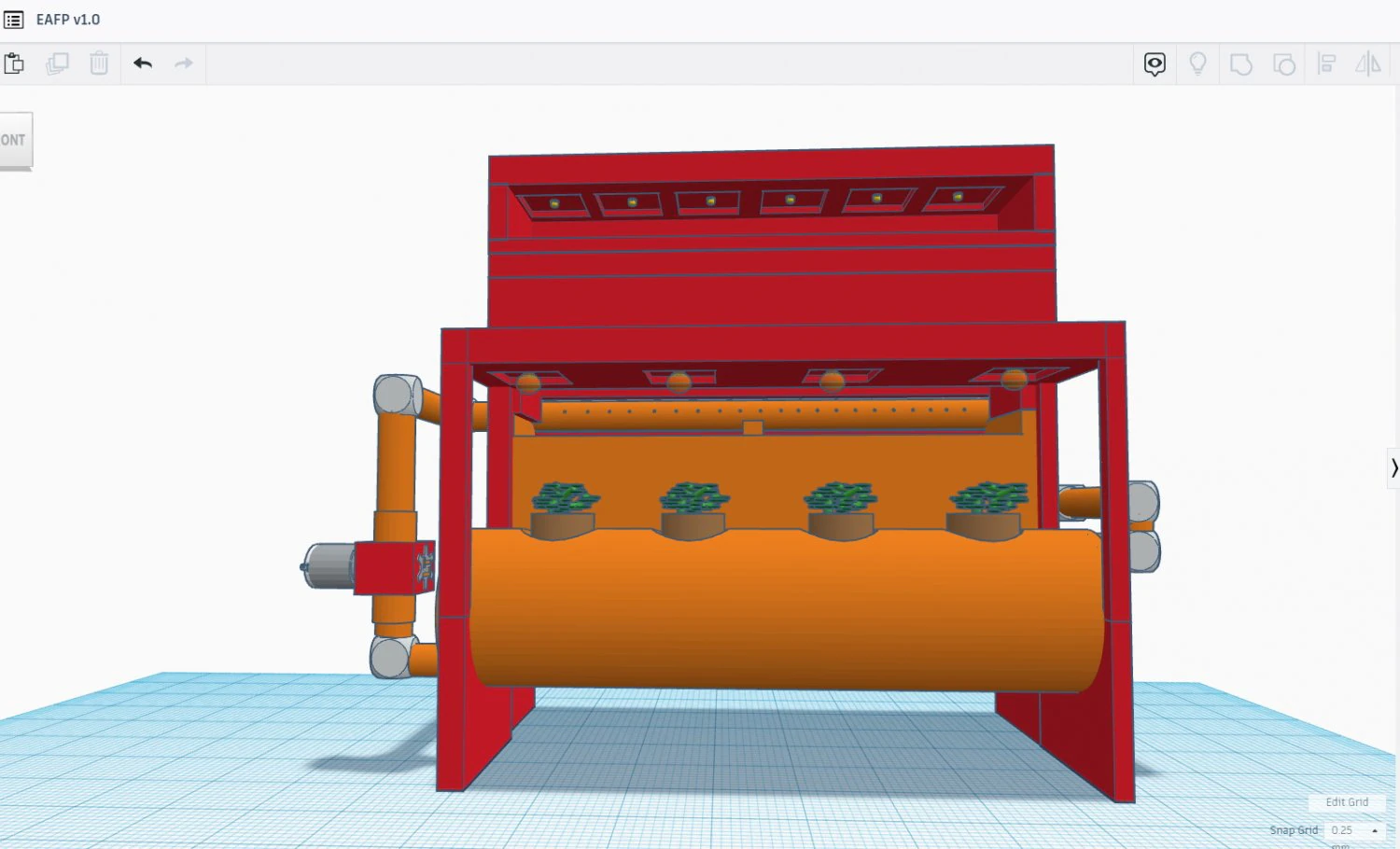 Zephyrus Hydroponic Air Purifier 3D Model .c4d .max .obj .3ds .fbx .stl .blend 