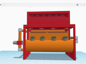 ज़ेफिरस हाइड्रोपोनिक वायु शोधक 3D मॉडल