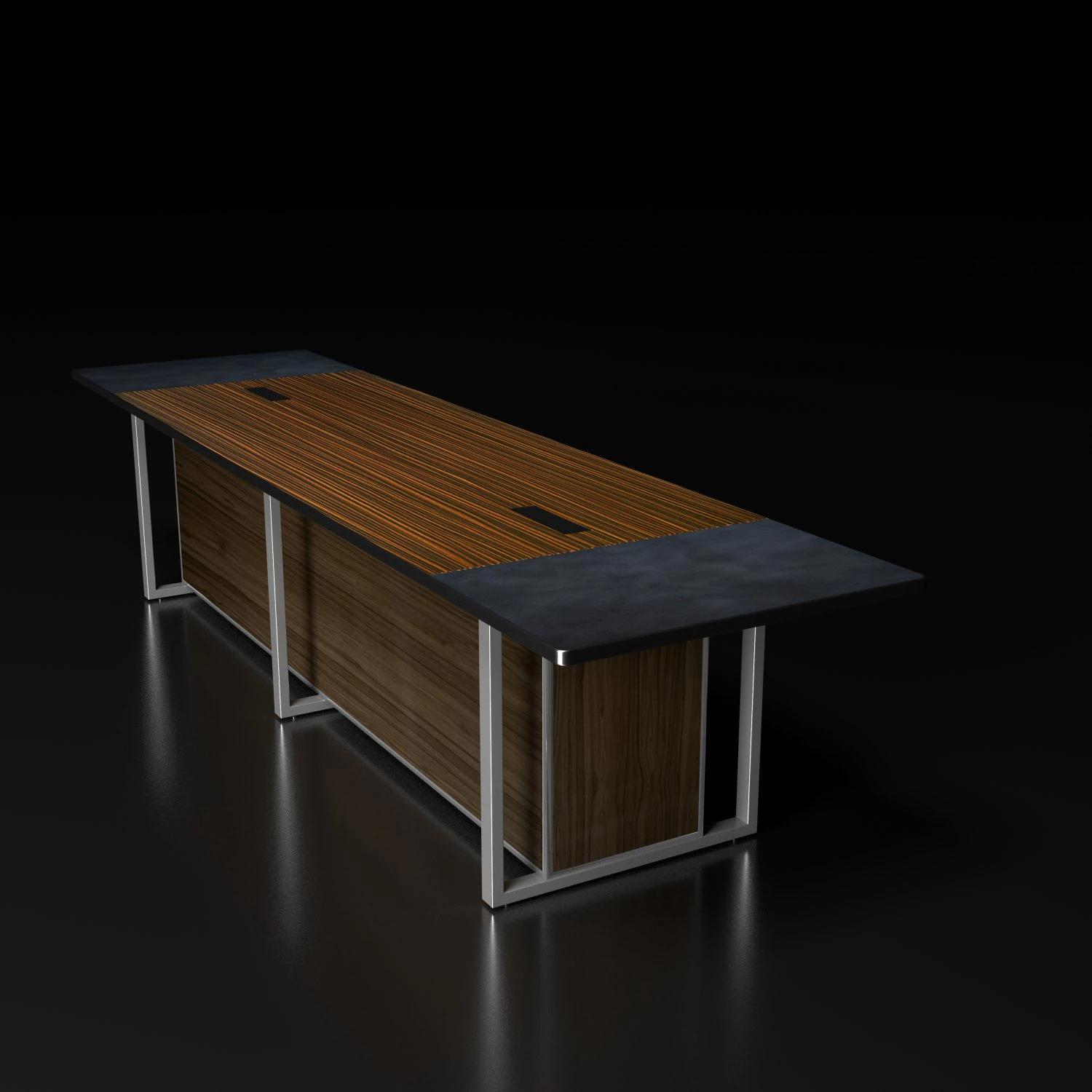 Conference Table 3D Model .c4d .max .obj .3ds .fbx .stl .blend