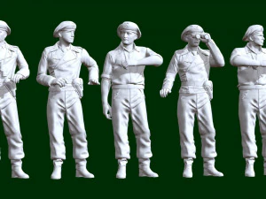 German tank crew 3D Print Model