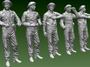 German tank crew 3D Print Model