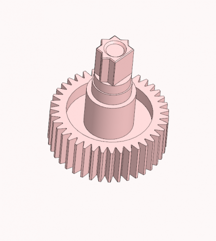 Gear of the mercedes benz glove compartment Model 3D .c4d .max .obj .3ds .fbx .stl .blend