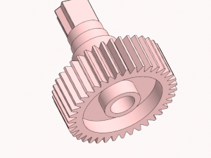Gear of the mercedes benz glove compartment Model 3D