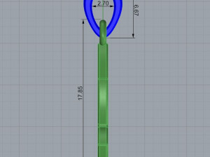 Lotus flower pendant 3D Model