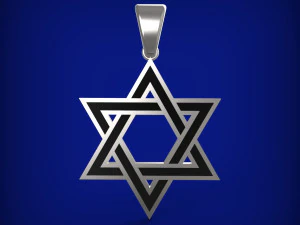 Star of David 3D Model