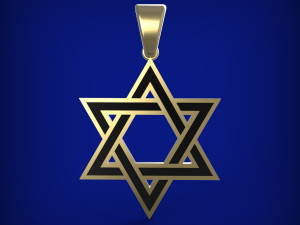 Star of David Modello 3D