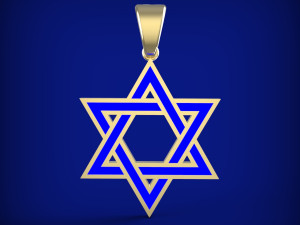 Star of David Modello 3D