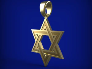 Star of David 3D Model
