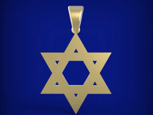 Star of David 3D Model