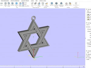 Star of David 3D Model