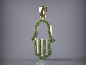 Pendant Hamsa 3D Модель