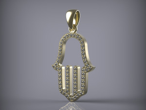 Pendant Hamsa 3D Модель