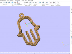 Pendant Hamsa 3D Модель