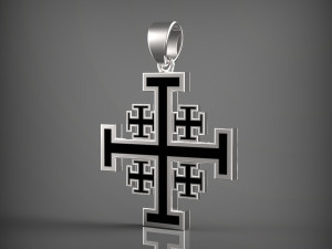 Jerusalem Cross 3D 模型