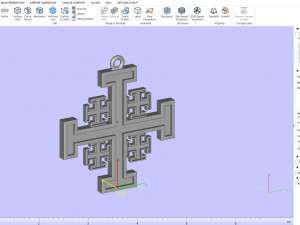 Jerusalem Cross 3D Modell