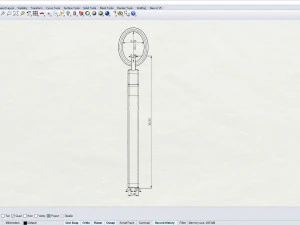 Pendant coat of arms of Ukraine 3D Model