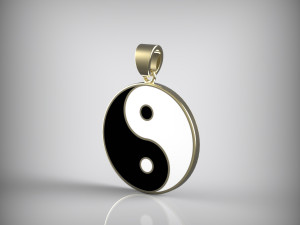Pendant Yin and Yang 3D 模型
