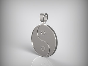 Pendant Yin and Yang 3D-Modell