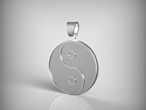 Pendant Yin and Yang 3D-Modell