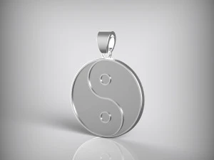 Pendant Yin and Yang 3D Model