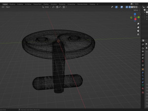 Yin and Yang cufflinks 3D Model