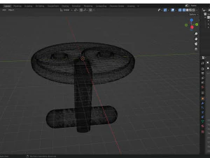 Yin and Yang cufflinks 3D Model