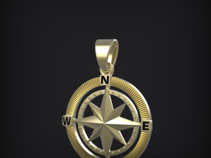 Wind Rose pendant 3D 模型