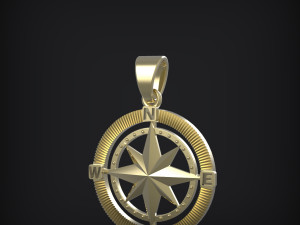 Wind Rose pendant Modèle 3D