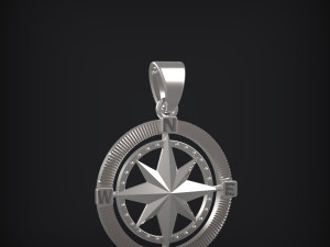 Wind Rose pendant Modèle 3D