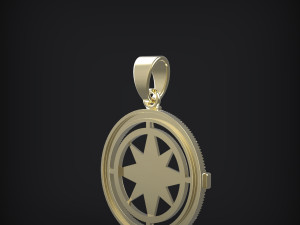 Wind Rose pendant Modèle 3D