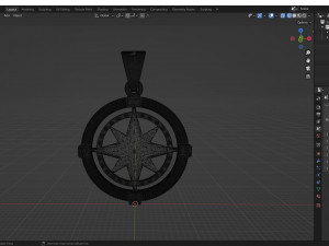 Wind Rose pendant Modèle 3D