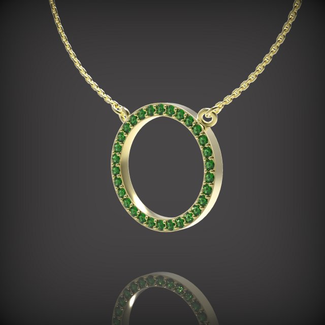 Necklace Circle Modèle 3D .c4d .max .obj .3ds .fbx .stl .blend 