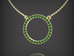 Necklace Circle Modèle 3D