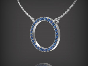 Necklace Circle Modèle 3D