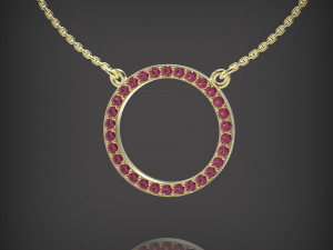 Necklace Circle Modèle 3D