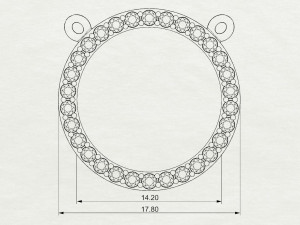 Necklace Circle Modèle 3D
