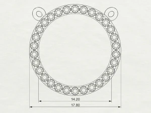 Necklace Circle 3D Model