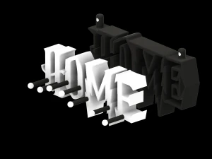Home KeyChain Harry Potter 3D Print Model