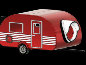 캐러밴 버드하우스 2 3D 프린트 모델