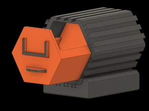 Hexagonal Organizer 3D Print Model