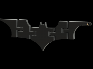 KeyChain Batman Articulated 2 version 3D प्रिंट मॉडल