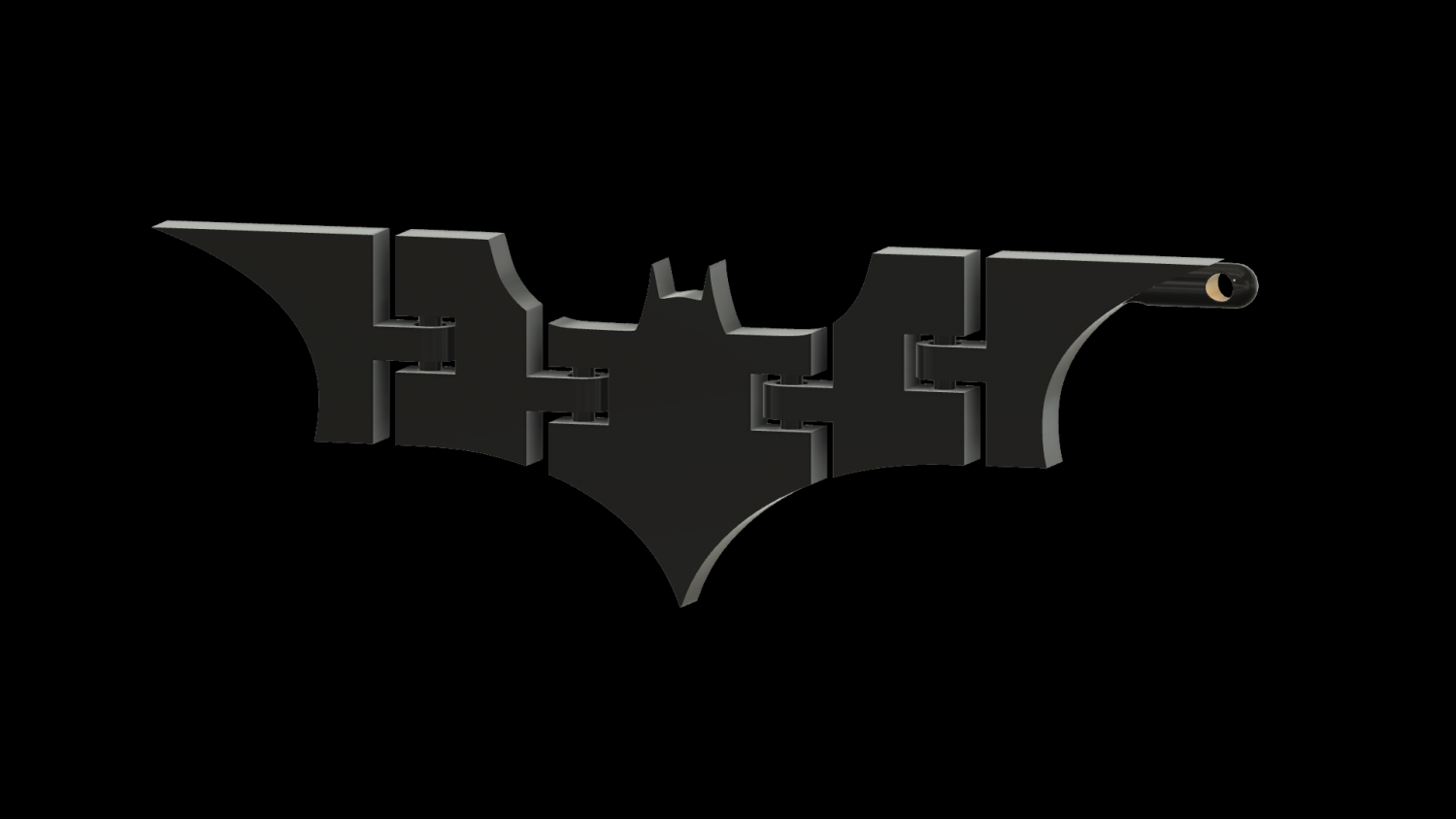 Llaveros Logo Batman 3D model 3D printable